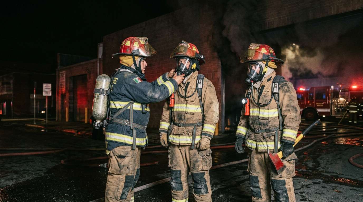 Casco Cairns MSA 1836: la confianza que tu brigada — Equipamiento de Bomberos | MESECI