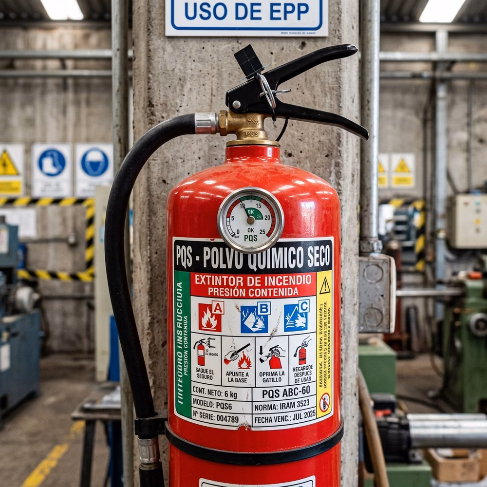 Extintores de Polvo PQS