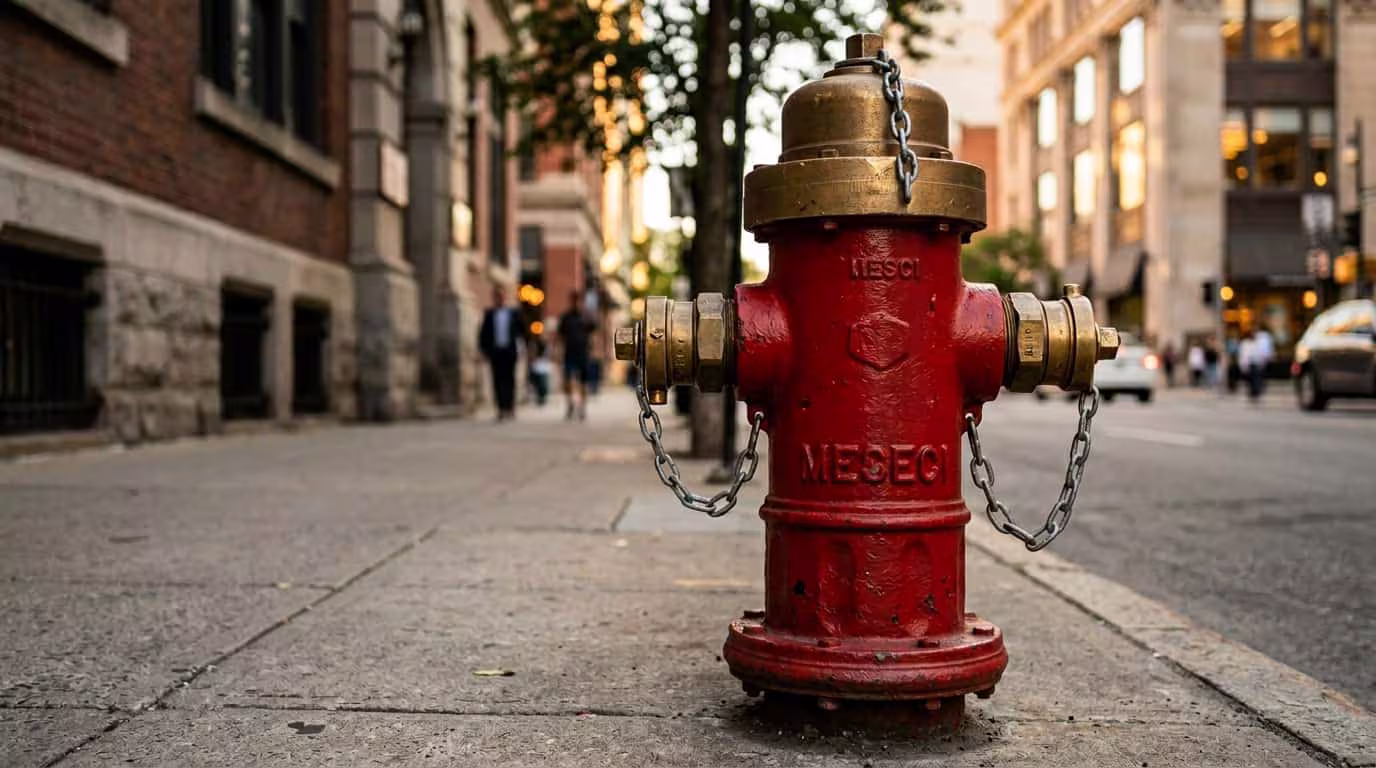 Distribución — Hidrantes y Tomas de Agua